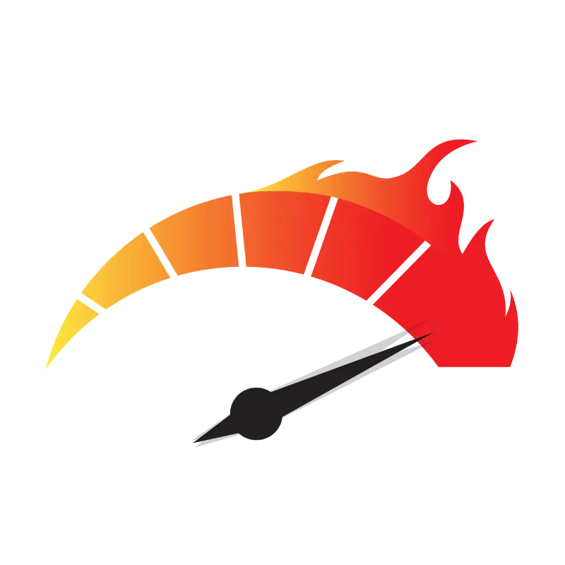 graphic of an odometer with flames