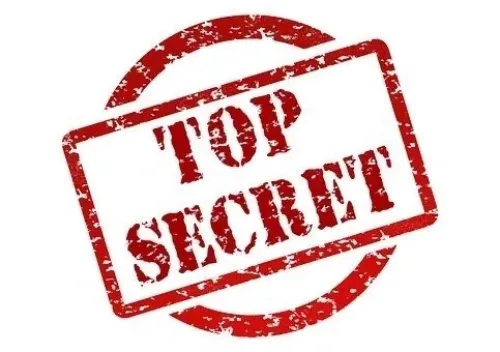 image of a stamp stating "Top Secret"