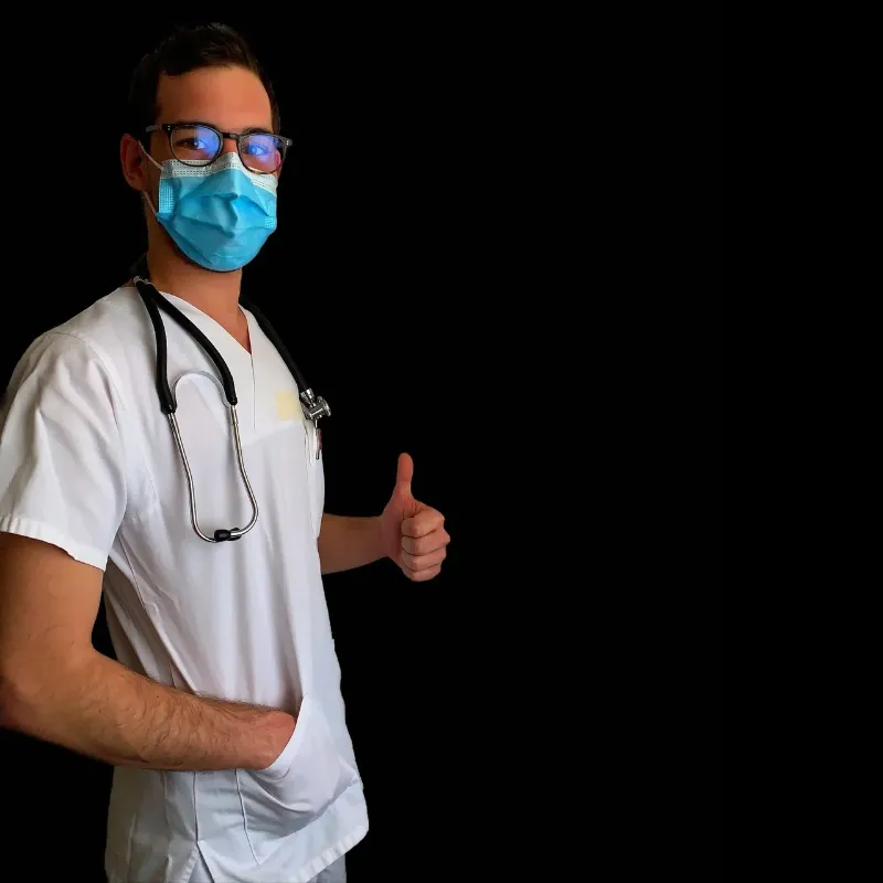 doctor wearing mask