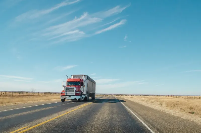 18-wheeler in rural america