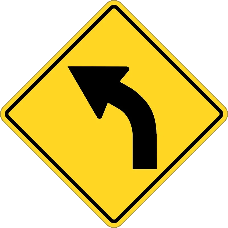 left turn sign